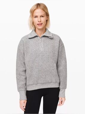 Lululemon Stand Out Sherpa Half Zip